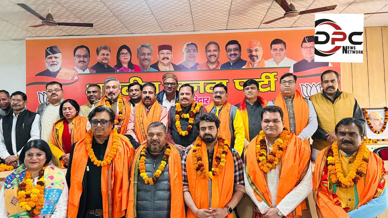 हरिद्वार- भाजपा पदाधिकारियों ने किया मोर्चा अध्यक्षों का स्वागत