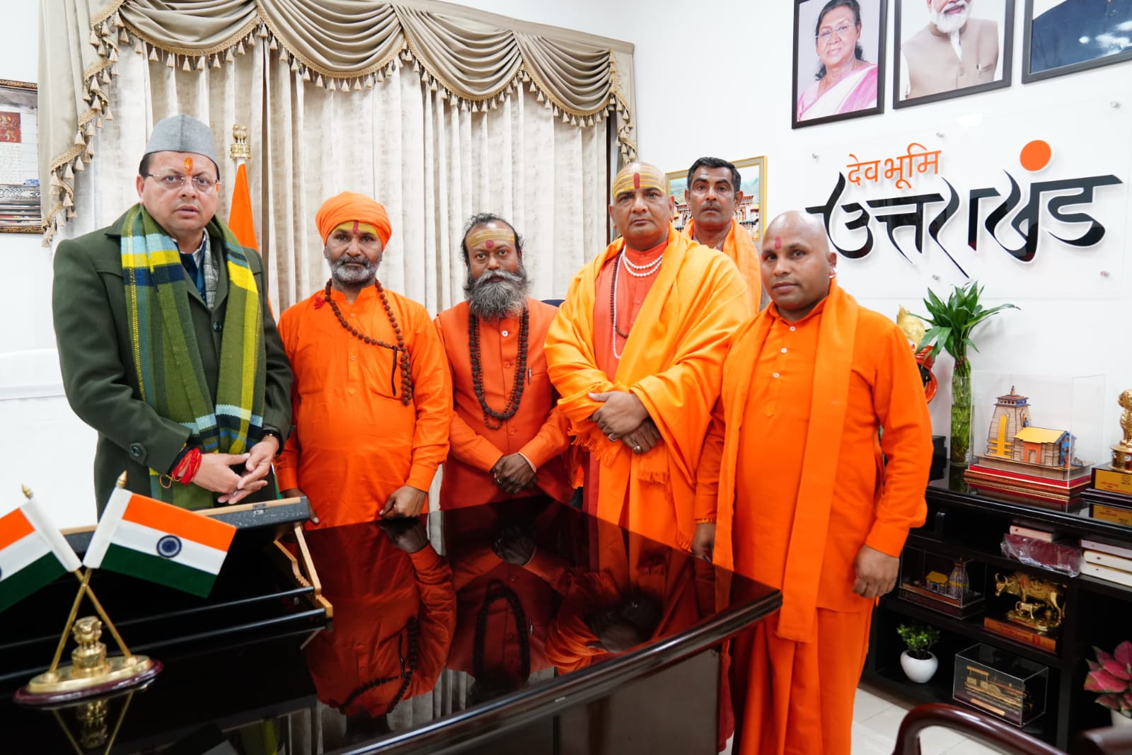 मुख्यमंत्री पुष्कर सिंह धामी ने यति शिष्यों को बुला कर यति शिष्यों की पीड़ा को सुना -महंत यति रामस्वरुपानन्द गिरी