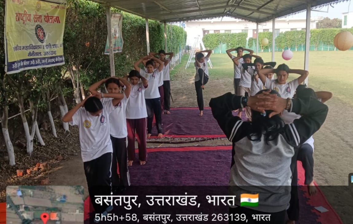 महाविद्यालय हल्द्वानी शहर किशनपुर गोलापार द्वारा आयोजित सप्त दिवसीय “विशेष शिविर ” के द्वितीय दिवस के कार्यक्रम आयोजित