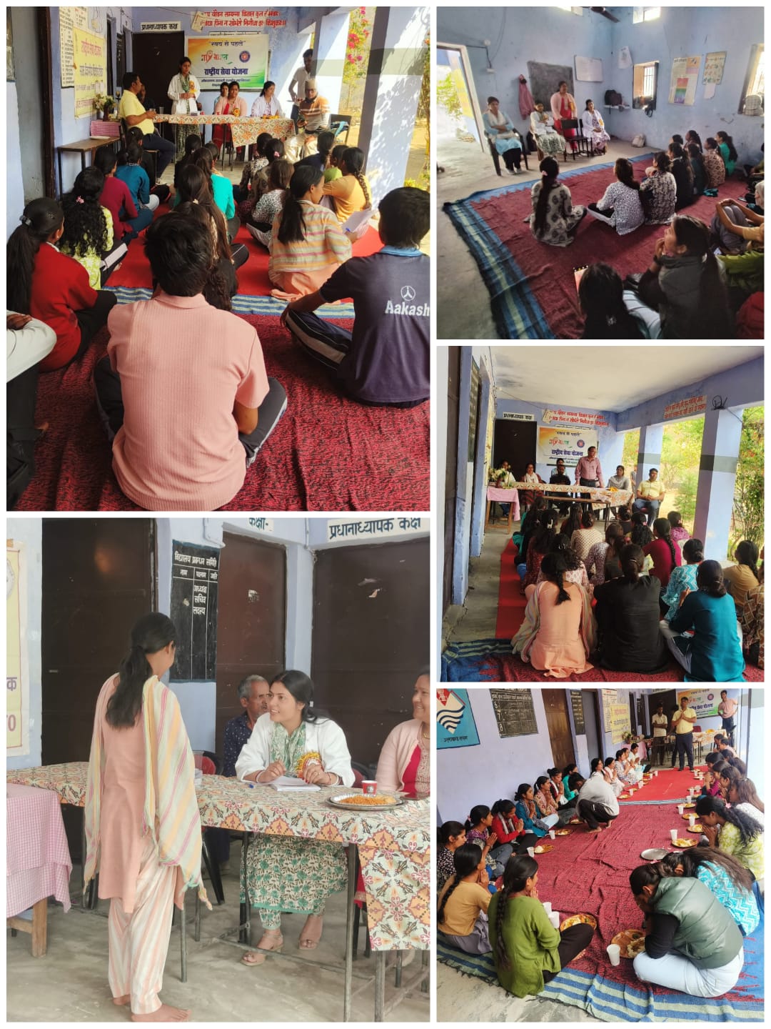 ओंकारानंद सरस्वती राजकीय महाविद्यालय देवप्रयाग में शिविर के तृतीय दिवस का शुभारंभ