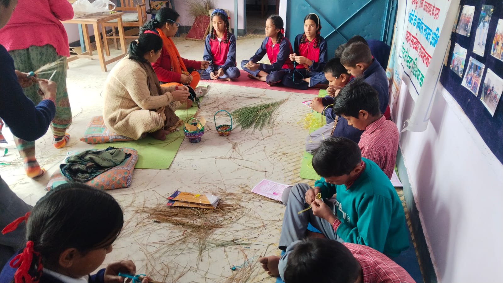 जूनियर हाई स्कूल पनियाली मे 3 दिवसीय व्यावसायिक शिक्षा कार्यक्रम का समापन