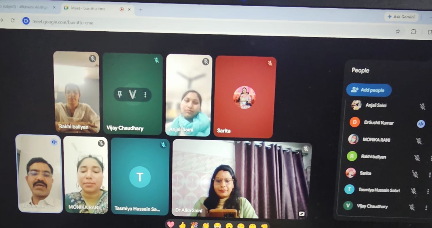 धनौरी: महाविद्यालय में एंटी रैगिंग समिति द्वारा एक मासिक ऑनलाइन बैठक का आयोजन