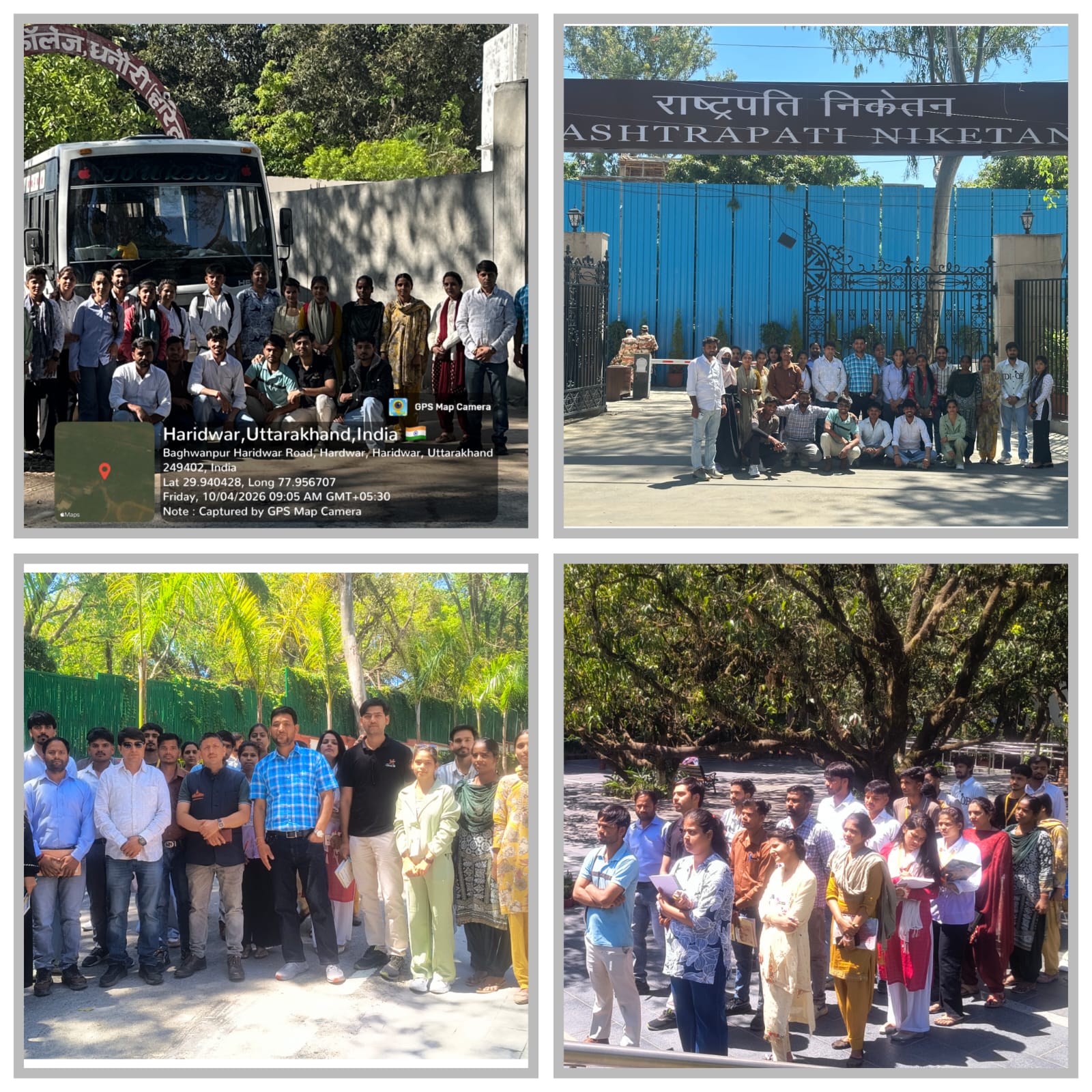 धनौरी पी.जी. कॉलेज के भूगोल विभाग द्वारा राष्ट्रपति निकेतन, देहरादून में शैक्षणिक भ्रमण आयोजित
