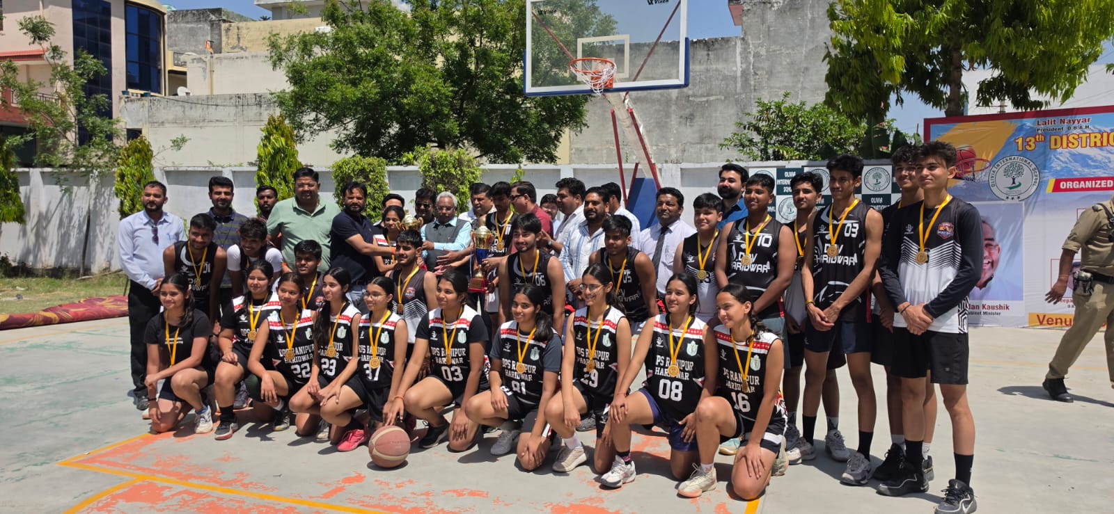 13वीं जूनियर अंडर-18 बास्केटबॉल चैंपियनशिप संपन्न, बालक वर्ग में डीएवी और बालिका वर्ग में डीपीएस रानीपुर बने चैंपियन