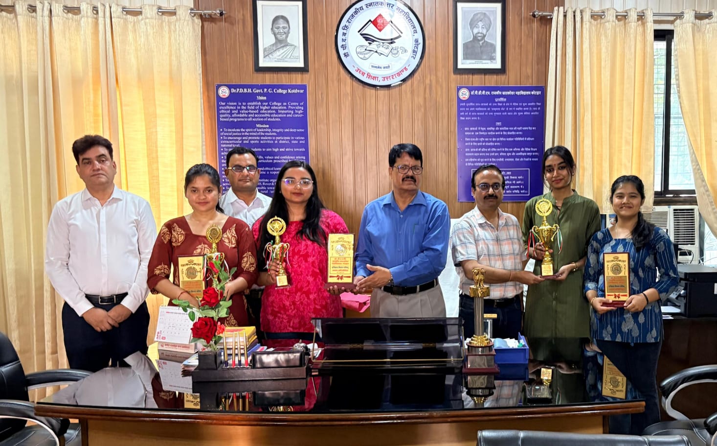 पी. जी. कालेज कोटद्वार के इतिहास विभाग में हुआ पुरस्कार वितरण समारोह का आयोजन