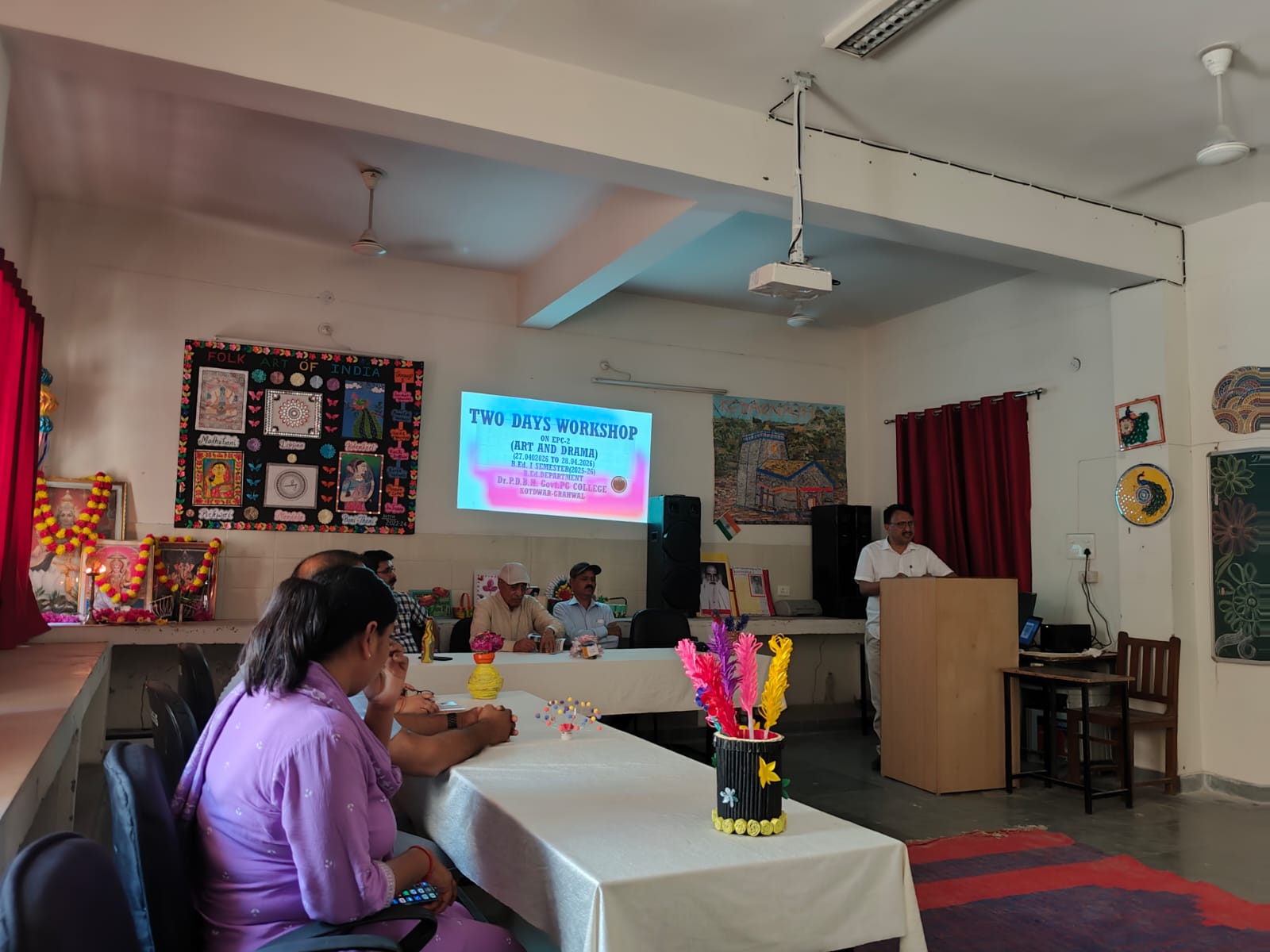 महाविद्यालय कोटद्वार के बीएड विभाग में दो दिवसीय ‘आर्ट एवं ड्रामा’ कार्यशाला का शुभारंभ