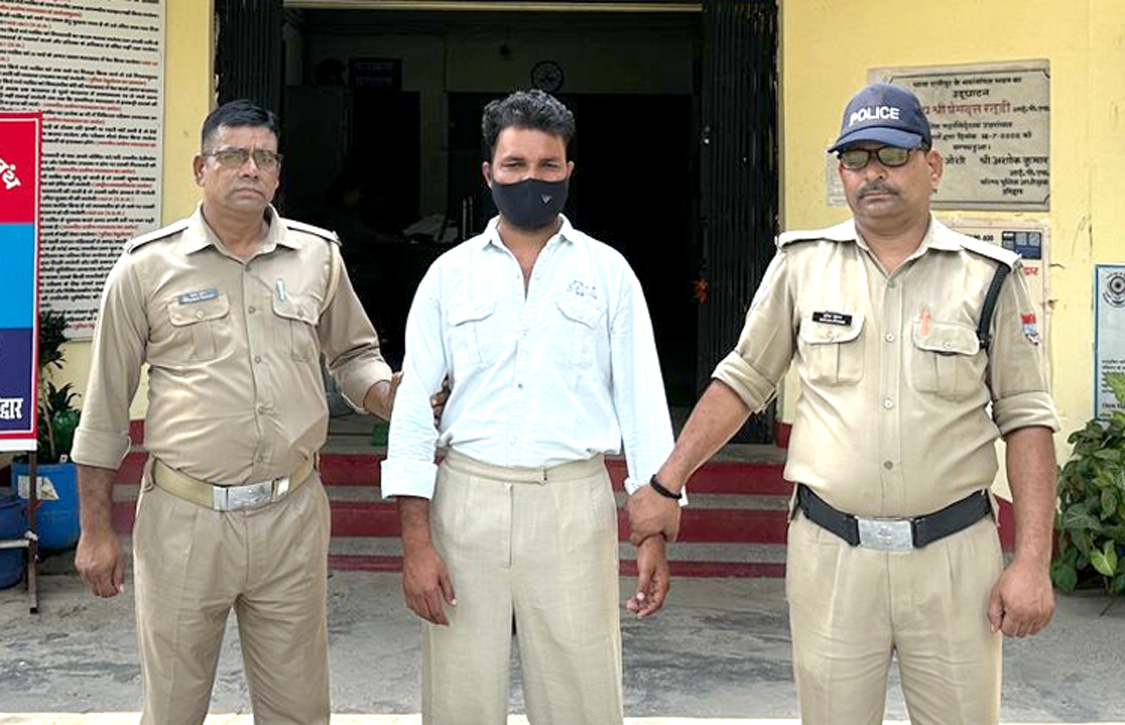 ऑपरेशन प्रहार के तहत, फरार चल रहे आरोपी सचिन उर्फ रावण गिरफ्तार
