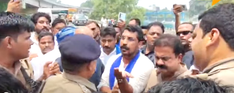 टिहरी गढ़वाल के चर्चित हत्याकांड के पीड़ित परिवार से मिलने जा रहे सांसद चंद्रशेखर को हरिद्वार पुलिस ने रोका