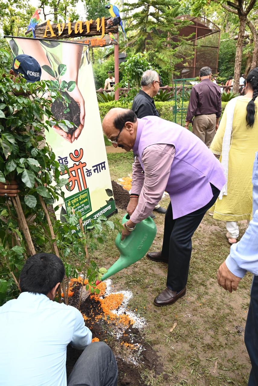 विश्व पर्यावरण दिवस पर वन मंत्री सुबोध उनियाल ने किया वृक्षारोपण, पर्यावरण संरक्षण का दिया संदेश