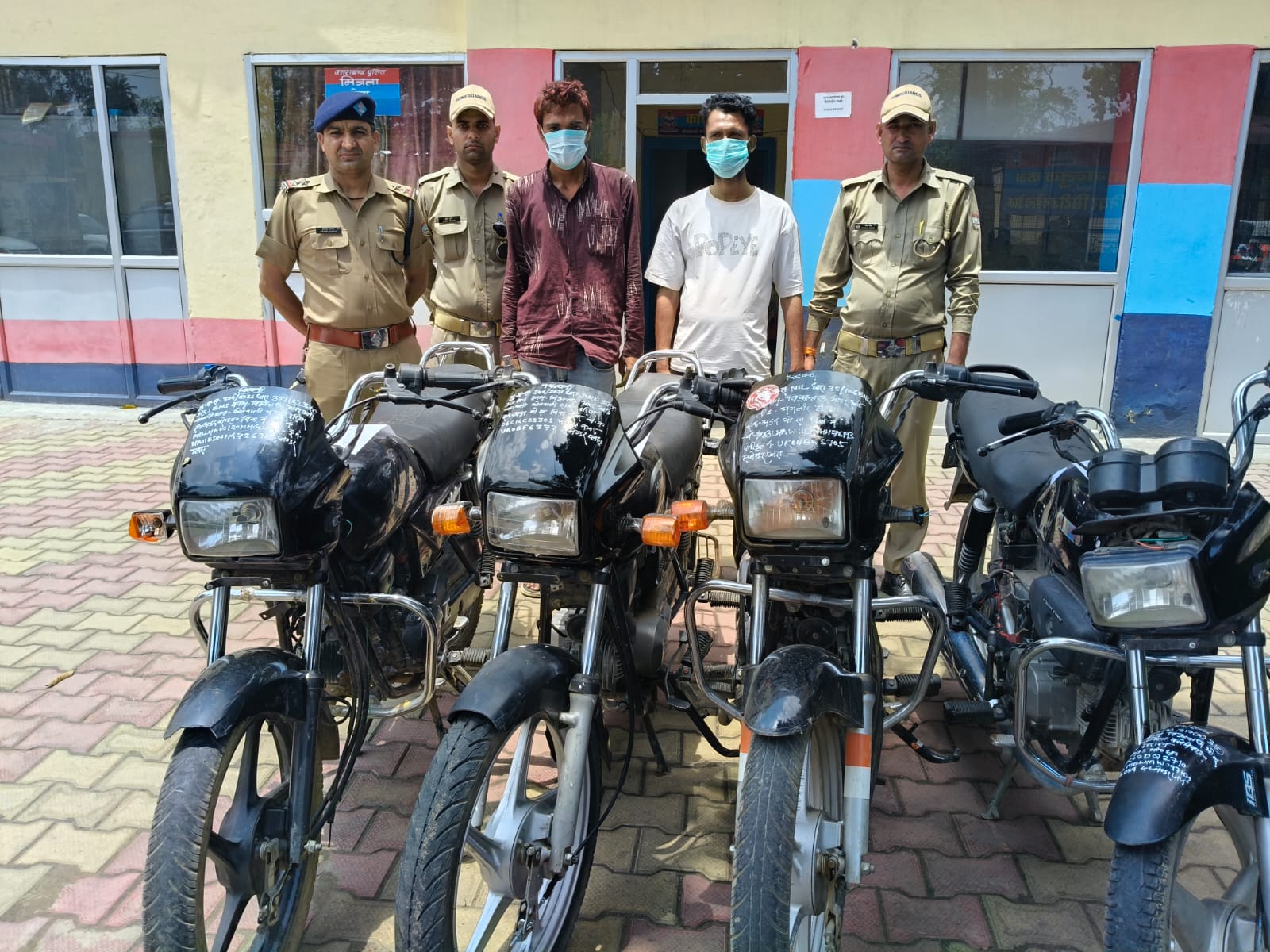 अंतरजनपदीय वाहन चोरी गैंग का हुआ पर्दाफाश, पुलिस की गिरफ्त में आये 02 शातिर