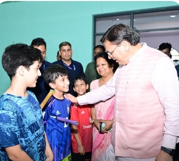 एचआरडीए द्वारा नवनिर्मित स्पोर्ट्स कॉम्पलेक्स का मुख्यमंत्री पुष्कर सिंह धामी ने किया लोकार्पण