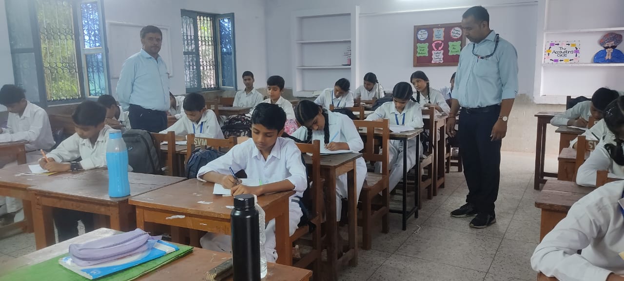 विज्ञान प्रश्नमंच हेतु प्रथम स्क्रीनिंग टेस्ट में 80 विद्यार्थियों ने दिखाई प्रतिभा