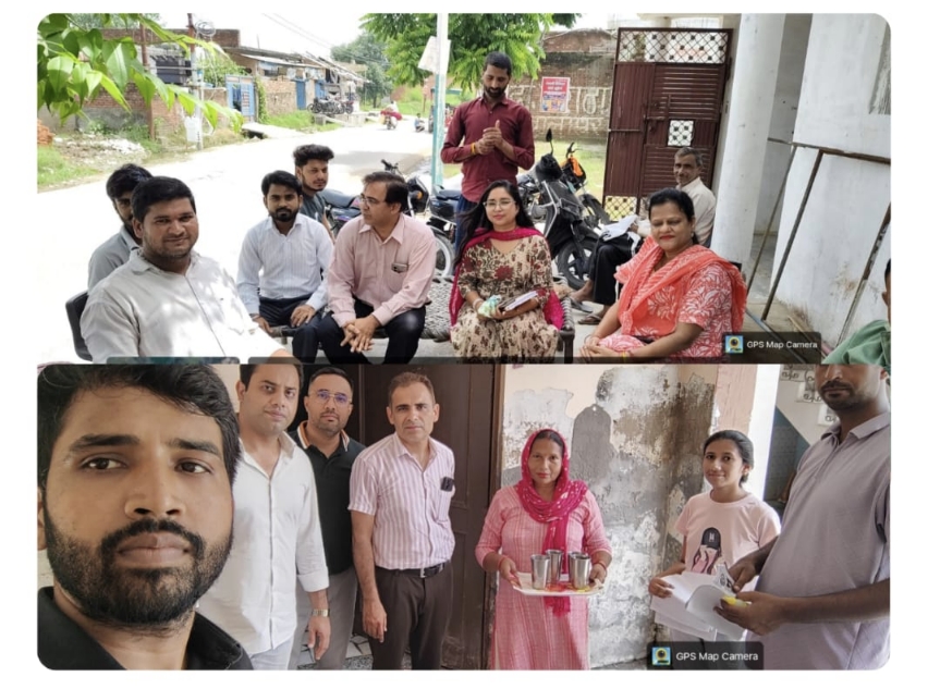 धनौरी पी.जी. कॉलेज के संयुक्त स्टाफ ने चलाया ग्रामीण क्षेत्रों में शिक्षा एवं करियर जागरूकता अभियान