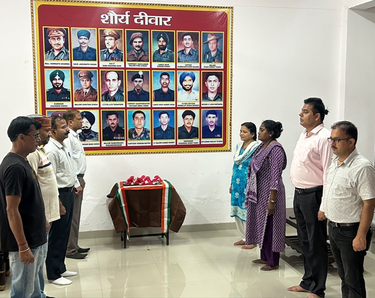 मॉडल महाविद्यालय मीठीबेरी में विभाजन विभीषिका दिवस मनाया गया