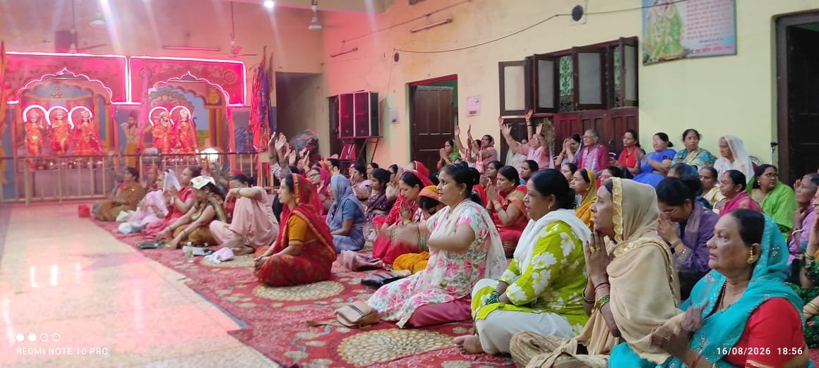 कथा के तीसरे दिन कथा मे कथा स्थल भक्तिभाव और आध्यात्मिक ऊर्जा से हुआ सराबोर
