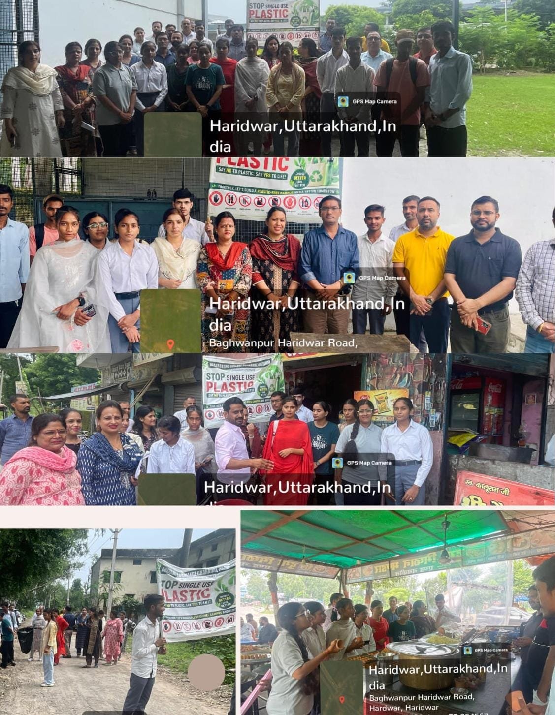 धनौरी पी.जी. कॉलेज में सिंगल-यूज़ प्लास्टिक मुक्त परिसर हेतु जागरूकता अभियान एवं रैली आयोजित
