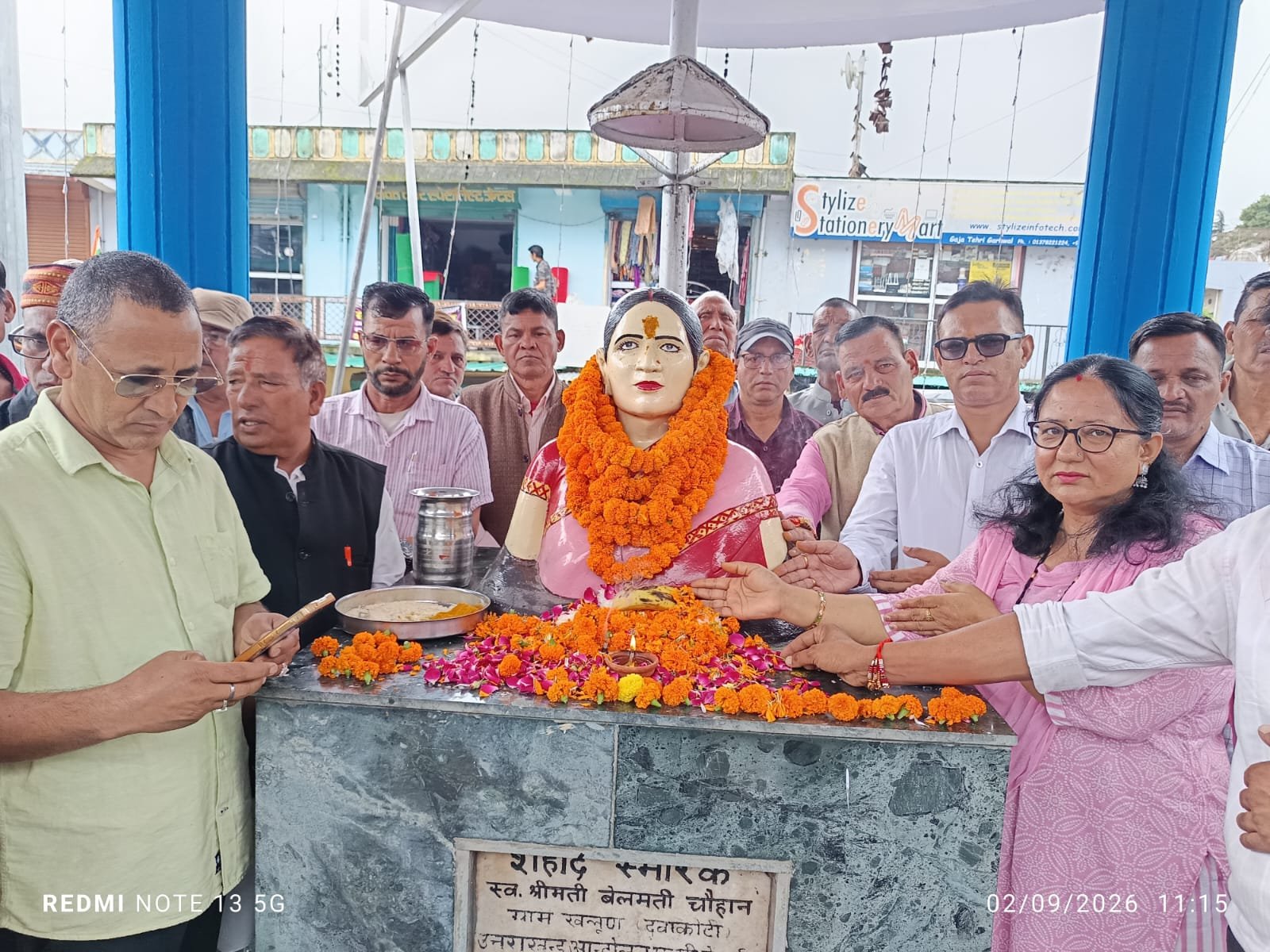 उत्तराखंड आंदोलन में शहीद बेलमती चौहान की शहादत दिवस पर श्रद्धांजलि सभा का आयोजन