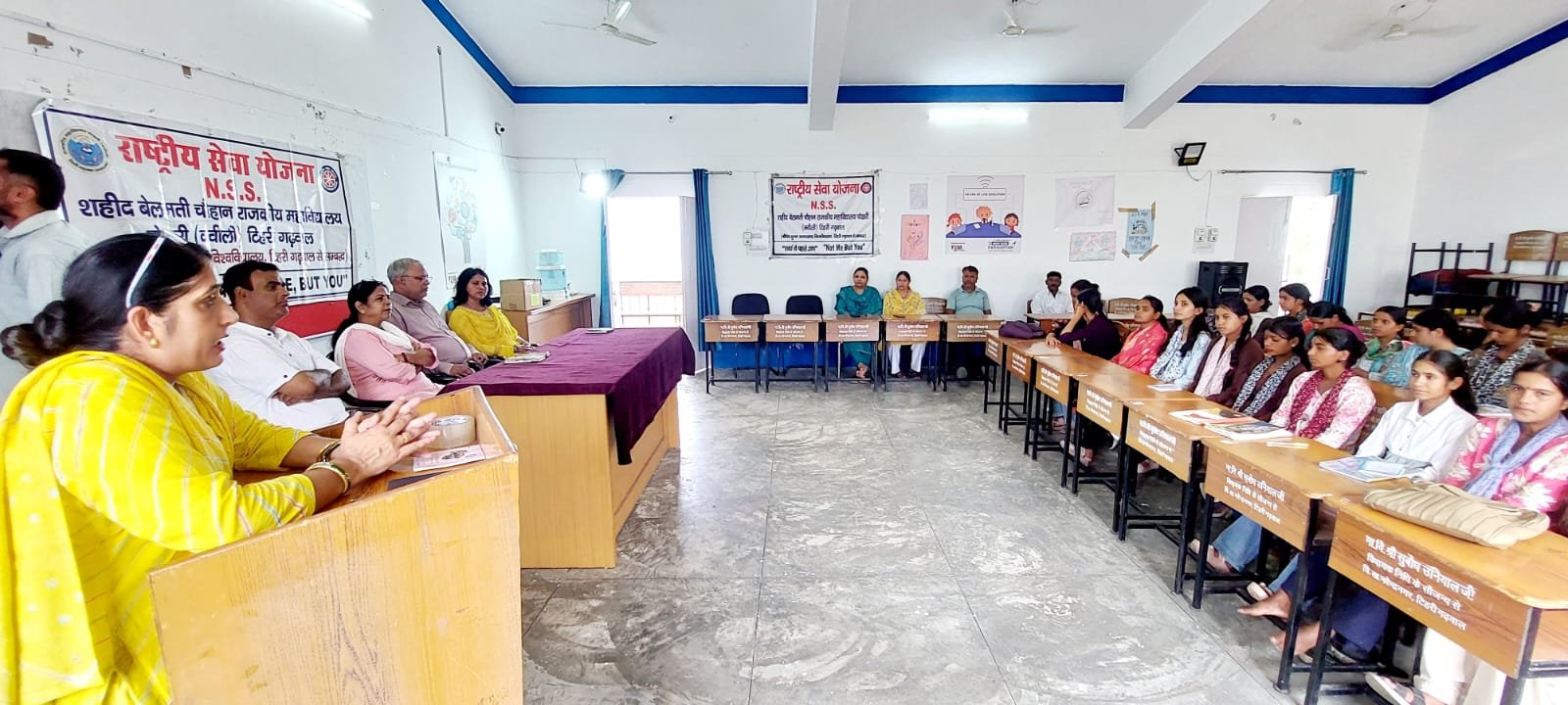 राजकीय महाविद्यालय पोखरी क्वीली मे मनाया गया राष्ट्रीय सेवा योजना स्थापना दिवस
