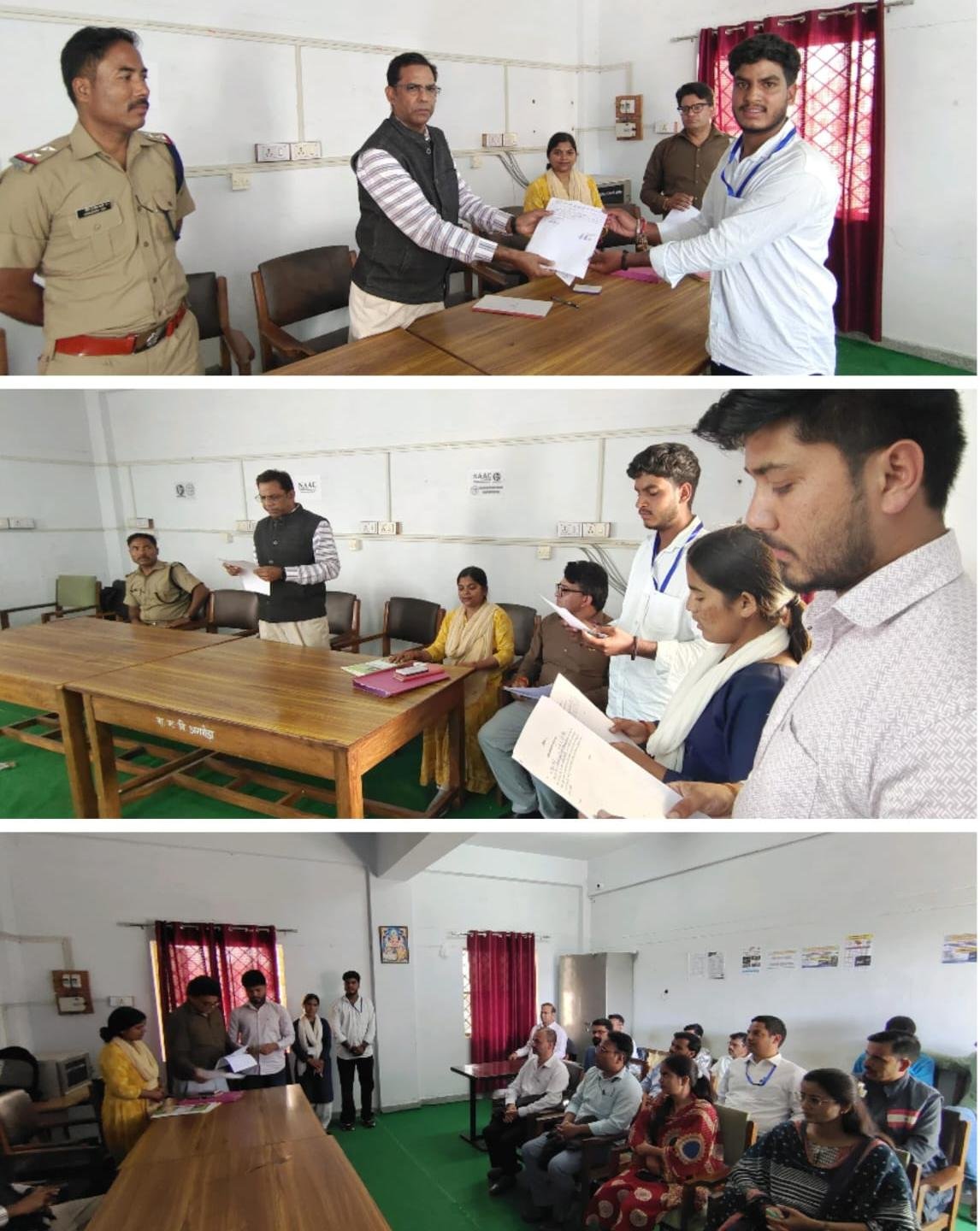 राजकीय महाविद्यालय अगरोड़ा धारमंडल टिहरी गढ़वाल में छात्र संघ निर्वाचन शांति पूर्ण सम्पन्न