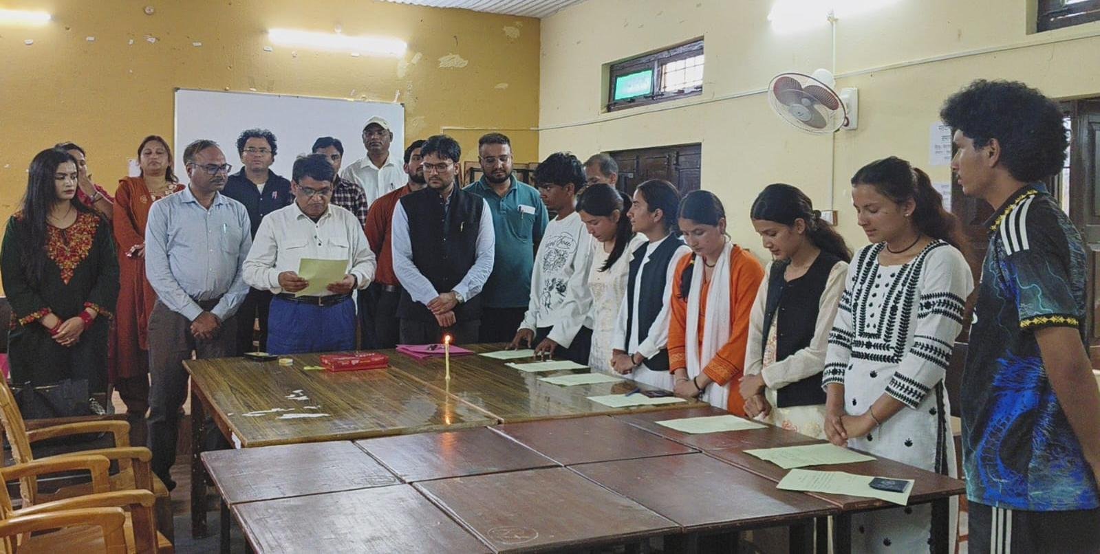 राजकीय महाविद्यालय बलुवाकोट पिथौरागढ: छात्र संघ चुनाव परिणाम घोषित, नवनिर्वाचित पदाधिकारियों ने ली शपथ