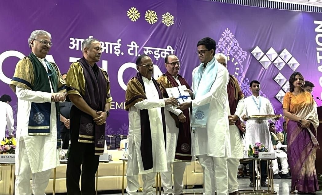 आईआईटी रुड़की में आयोजित दीक्षांत समारोह 2026 के पहले दिन विद्यार्थियों की शैक्षणिक उपलब्धियों का उत्सव मनाया गया, एनएसए अजीत कुमार डोभाल रहे उपस्थित